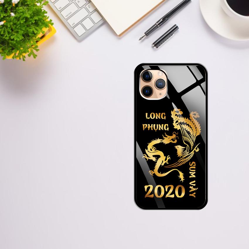 Ốp Lưng Họa tiết Ánh Kim Vàng cho điện thoại Iphone 11 Pro - 0378 8005 LONGPHUNG05 - Long Phụng - Hàng Chính Hãng