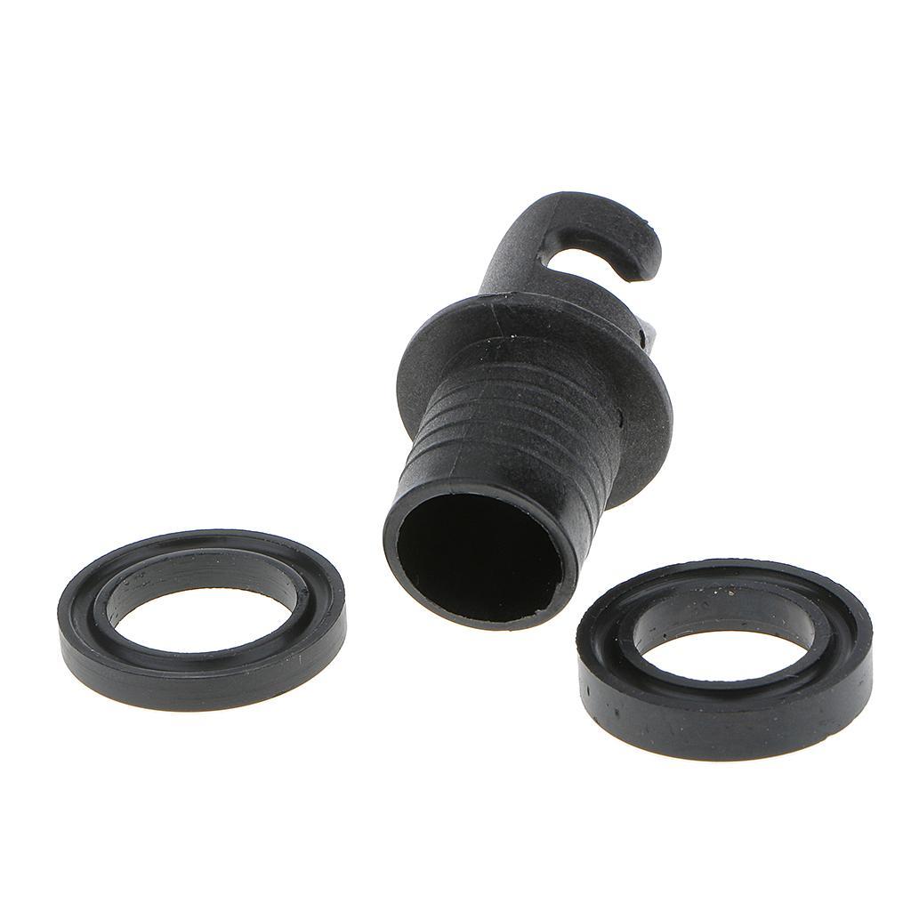2Pcs Inflatable Boat Kayak Valve Adapter Universal for  Hose Valve Adapter