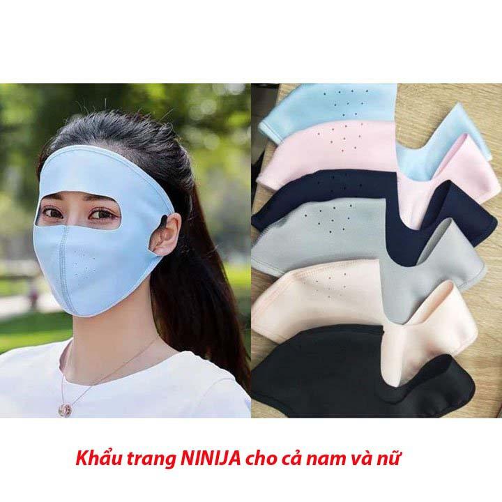 Khẩu trang chống nắng Ninja nhiều màu