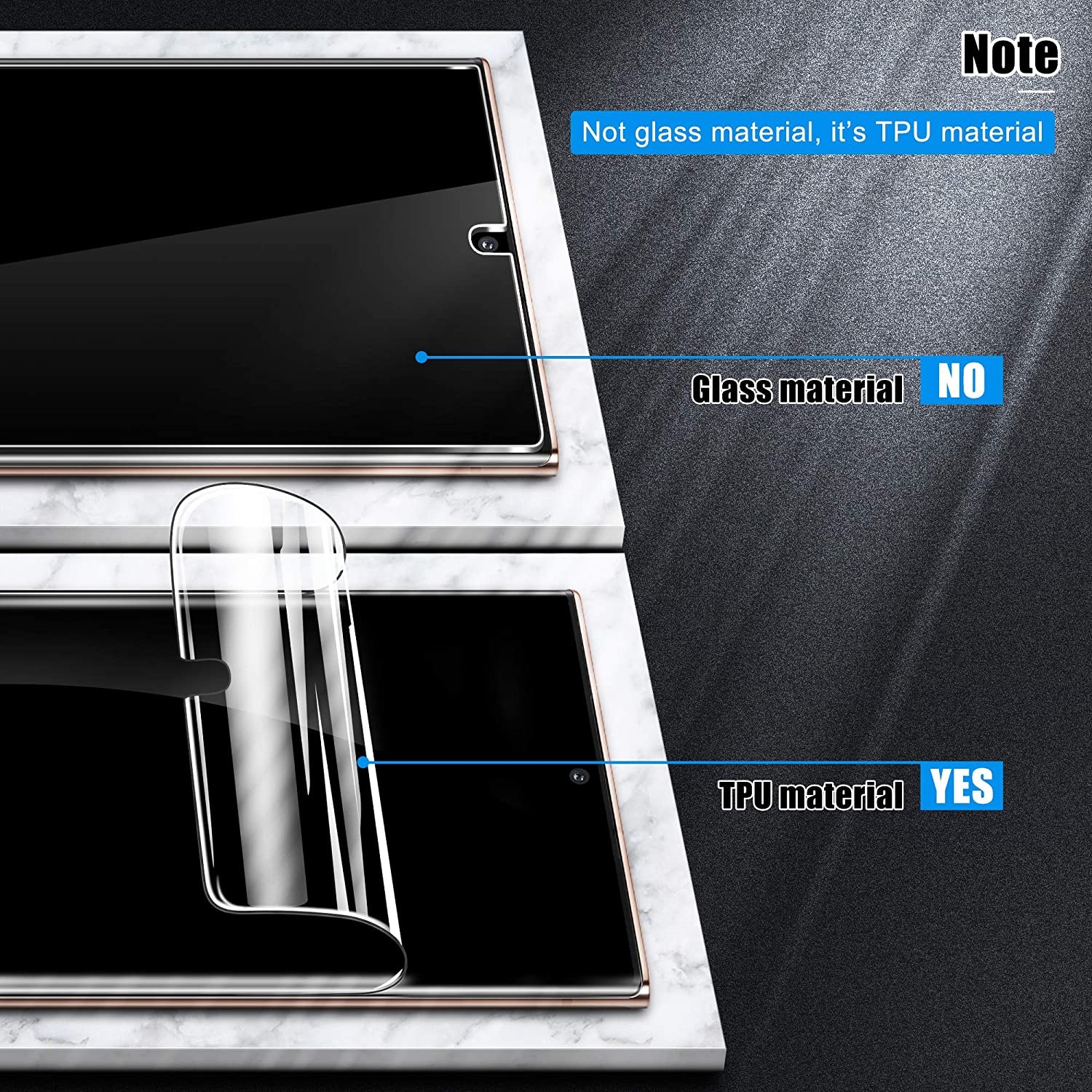 Miếng dán màn hình chống trầy cho Samsung Galaxy Note 20 Ultra hiệu Vmax - hàng nhập khẩu