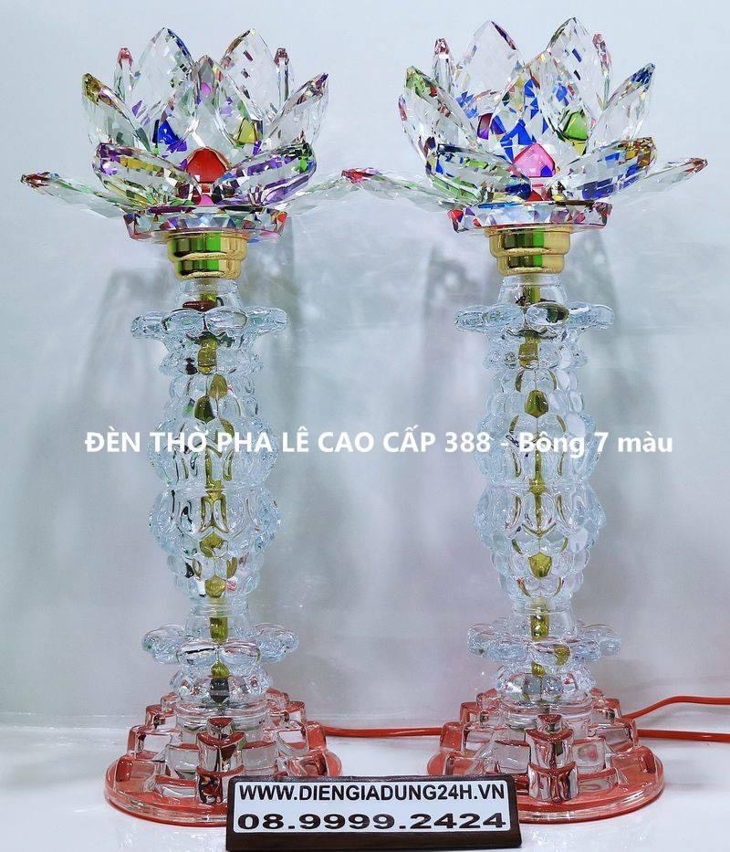 ĐÈN THỜ PHA LÊ CAO CẤP 388 (43cm) 1 CẶP