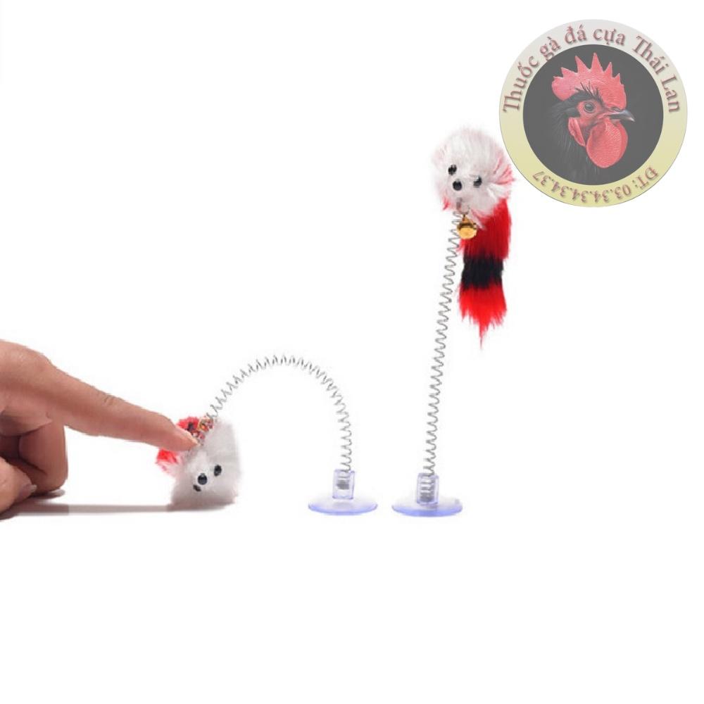 Đồ chơi chuột lò xo dành cho mèo