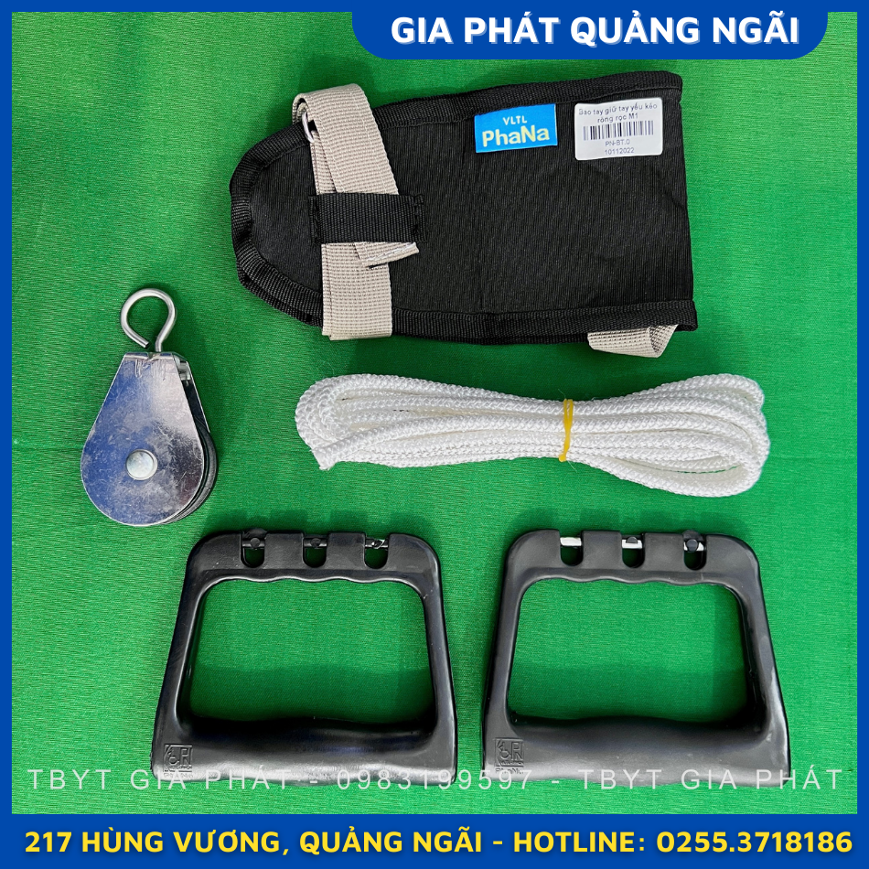 BỘ RÒNG RỌC KÉO CÓ BAO TAY CHO NGƯỜI KHUYẾT TẬT PHANA