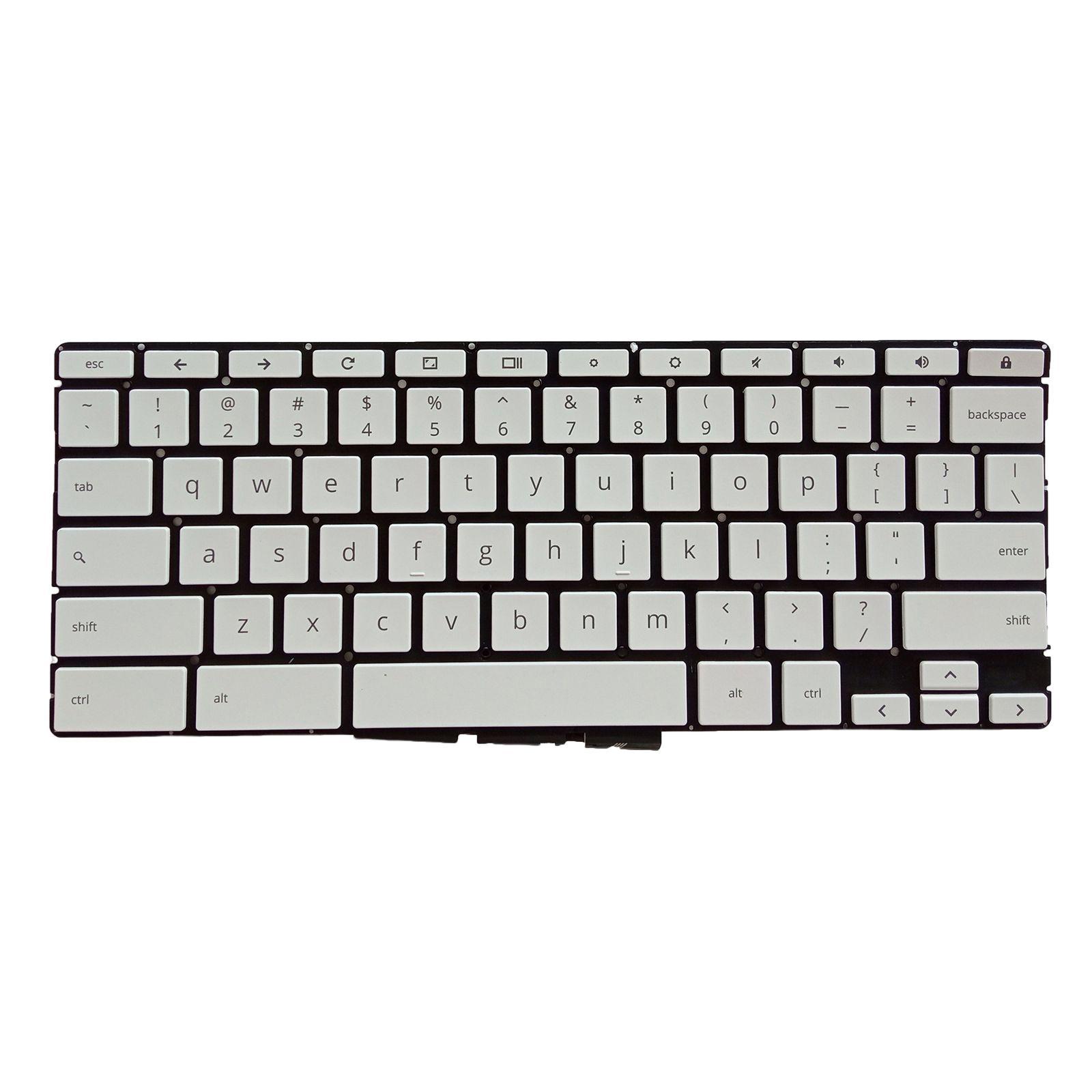 Laptop Keyboard US Layout White for HP Chromebook 14-Ca 14-Ca020NR Notebook