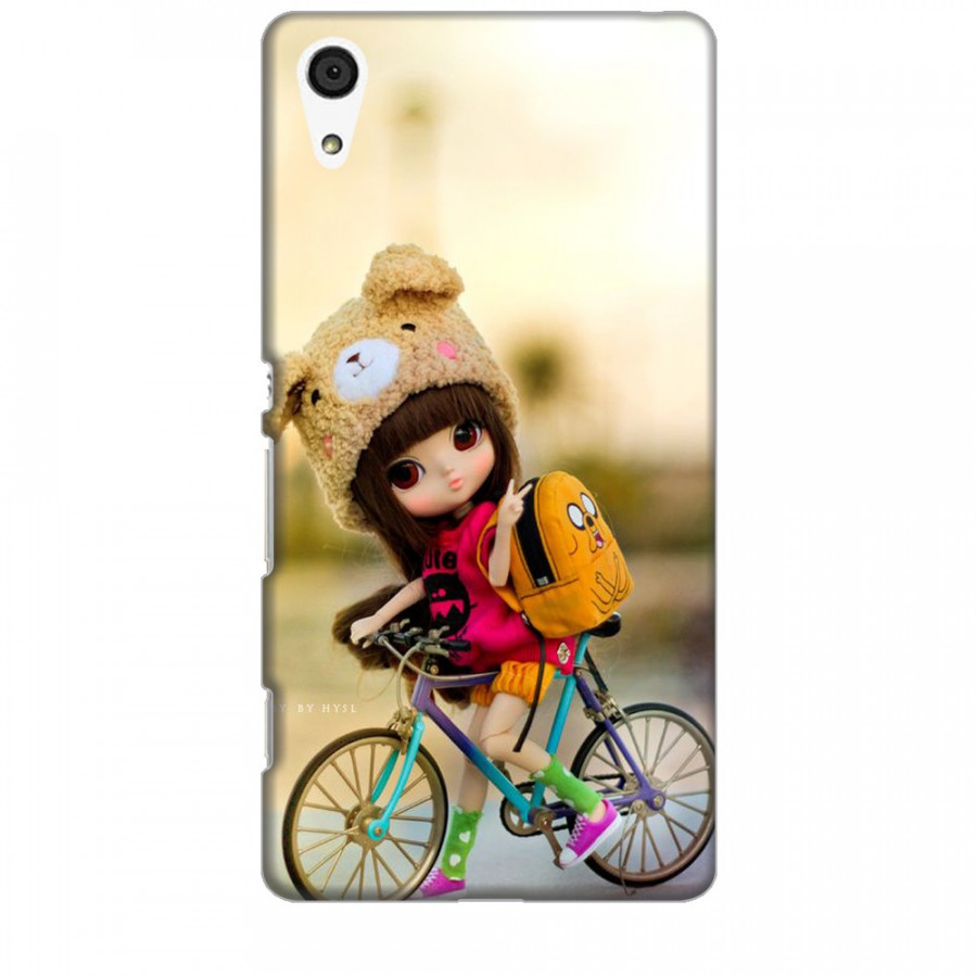 Ốp lưng dành cho điện thoại SONY Z4 Baby anh Bicycle Mẫu 2