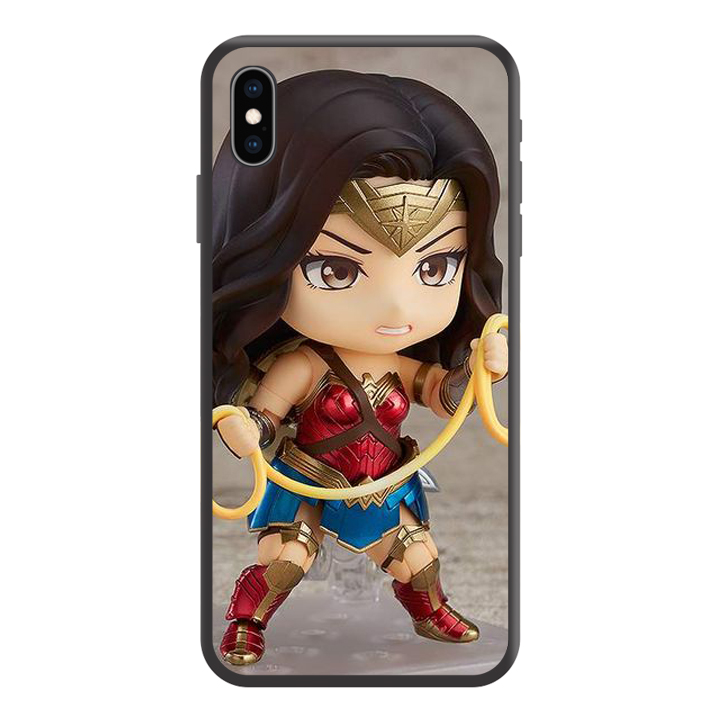 Ốp lưng điện thoại Iphone XS Max in hình Chibi Ifninity War - Cô Bé Siêu Nhân Mẫu 02