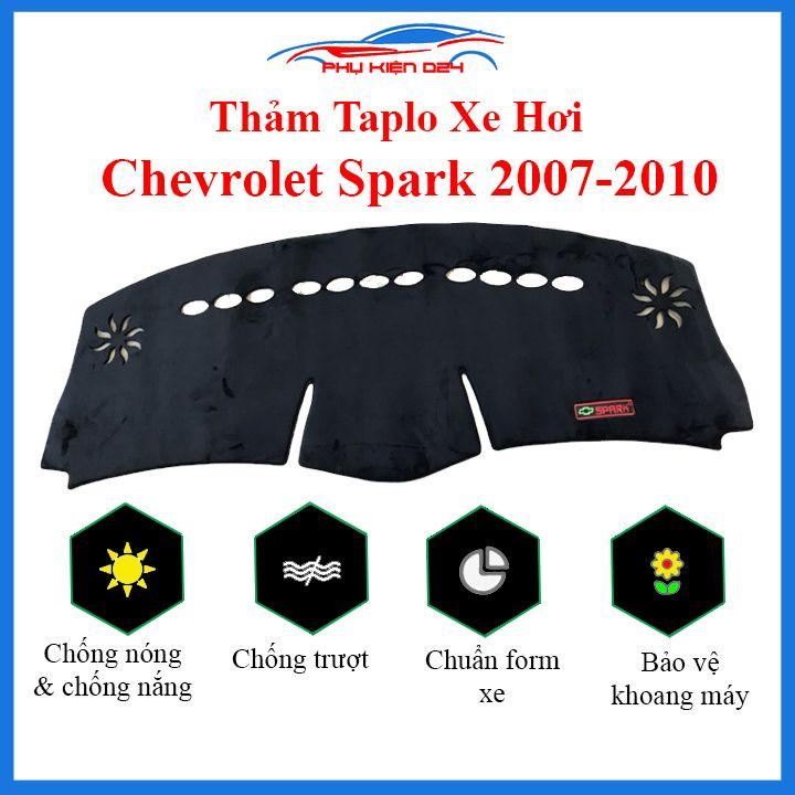 Thảm taplo xe ô tô Daewoo Matiz 3, Chevrolet spark 2007-2010 chống nắng nóng làm mát xe mở rộng tầm nhìn