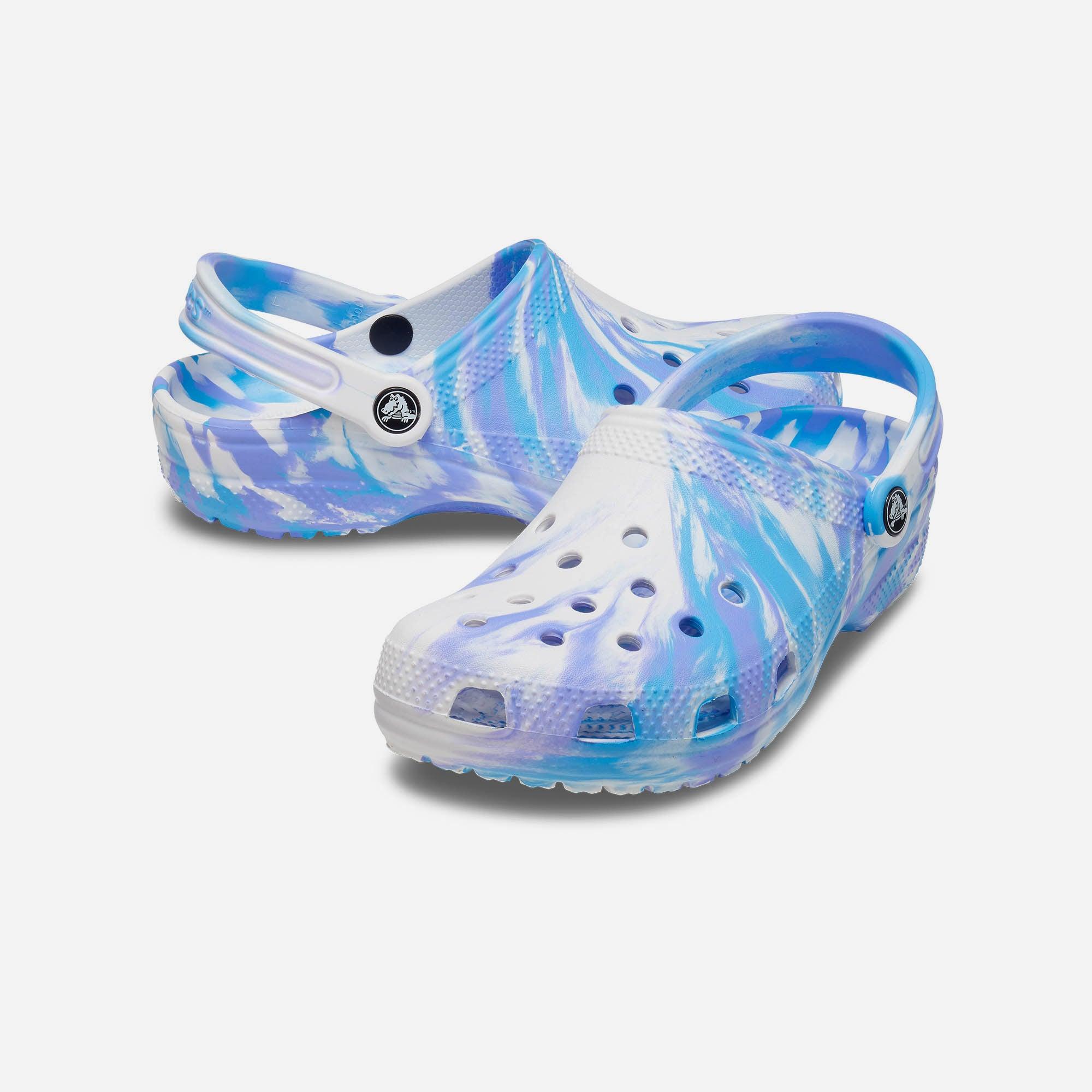 Giày nhựa unisex Crocs Marbled Classic - 206867-1FK