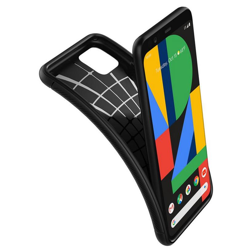 Ốp Spigen Zoom Pixel 4 XL Rugged Armor - Hàng chính hãng