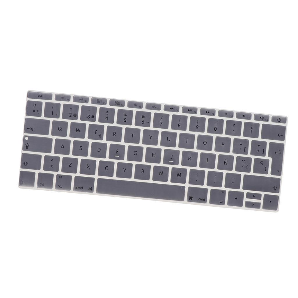 Spanish Phonetic Keyboard Protective Film for 12 inch  white