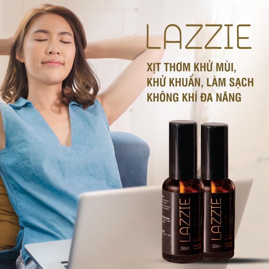 LAZZIE- Xịt khử khuẩn, khử mùi, xịt thơm đa năng cao cấp - Thành phần an toàn