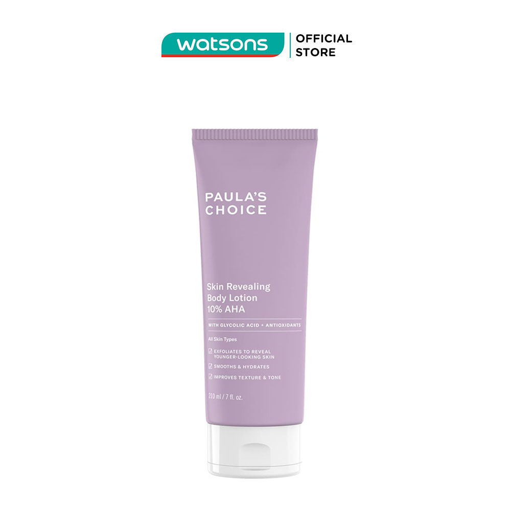 Kem Dưỡng Thể Paula's Choice Weightless Body Treatment 2% BHA Giảm Viêm Lỗ Chân Lông 210ml
