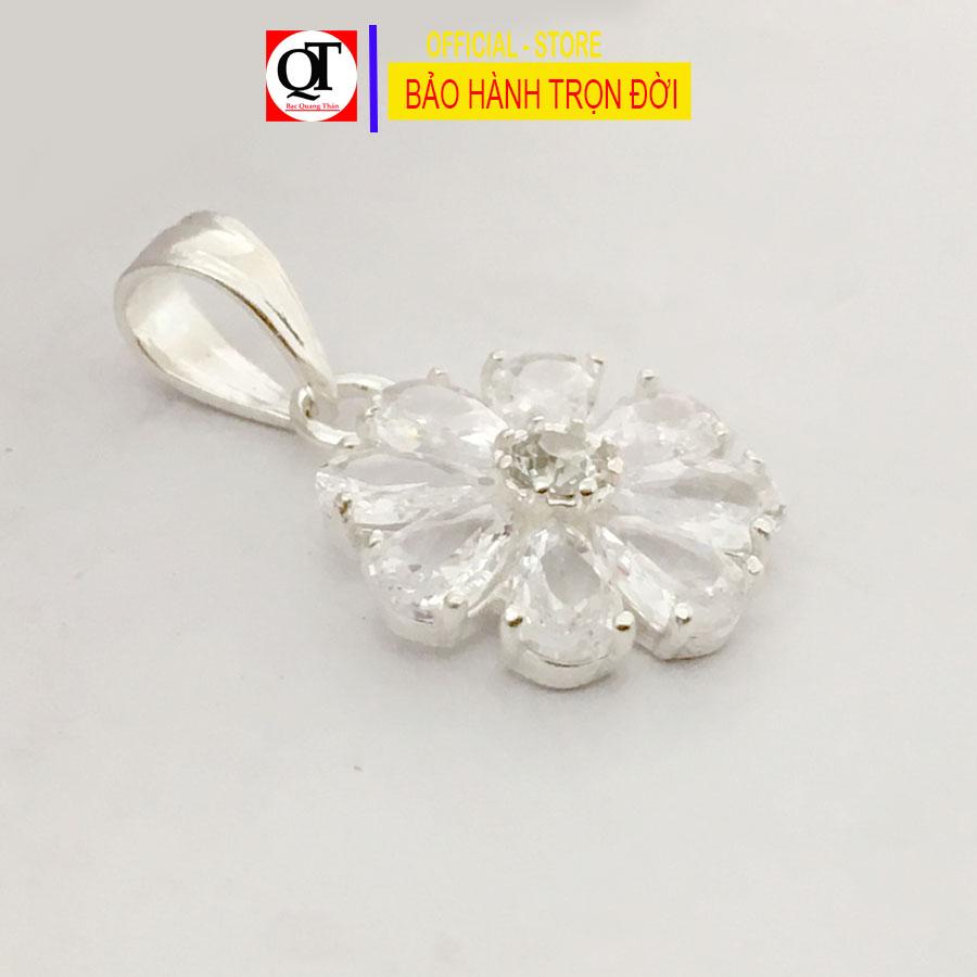 Dây chuyền nữ học sinh hoa hướng dương phong cách thời trang chất liệu bạc ta trang sức Bạc Quang Thản - QTBTS37QH