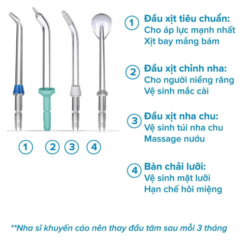 Máy Tăm Nước Vệ Sinh Răng Miệng Oral Irrigator Bản Rút Gọn vệ sinh răng miệng màu sắc ngẫu nhiên