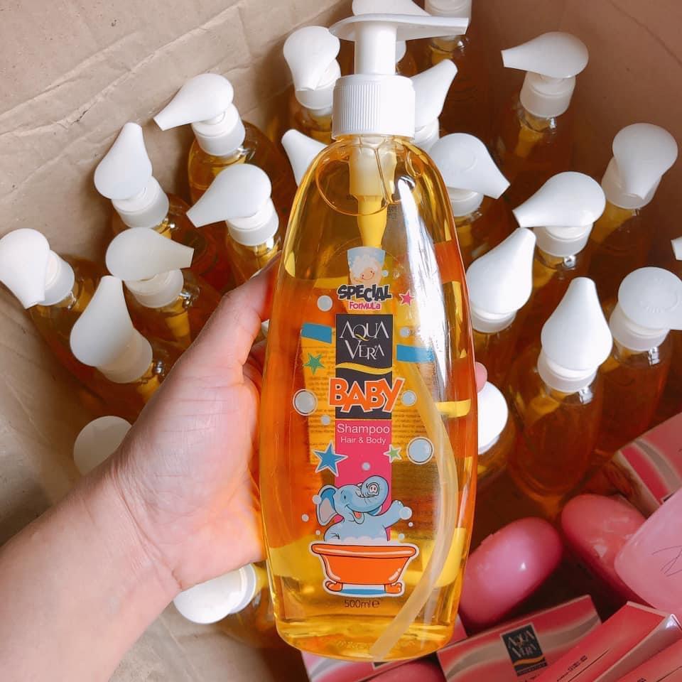 Gel tắm gội toàn thân AquaVera dành cho trẻ em 500ml