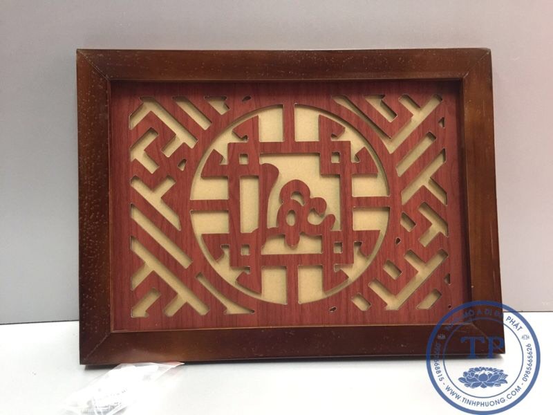 Tấm chống ám khói nhang 3 lớp, chữ Lộc BH