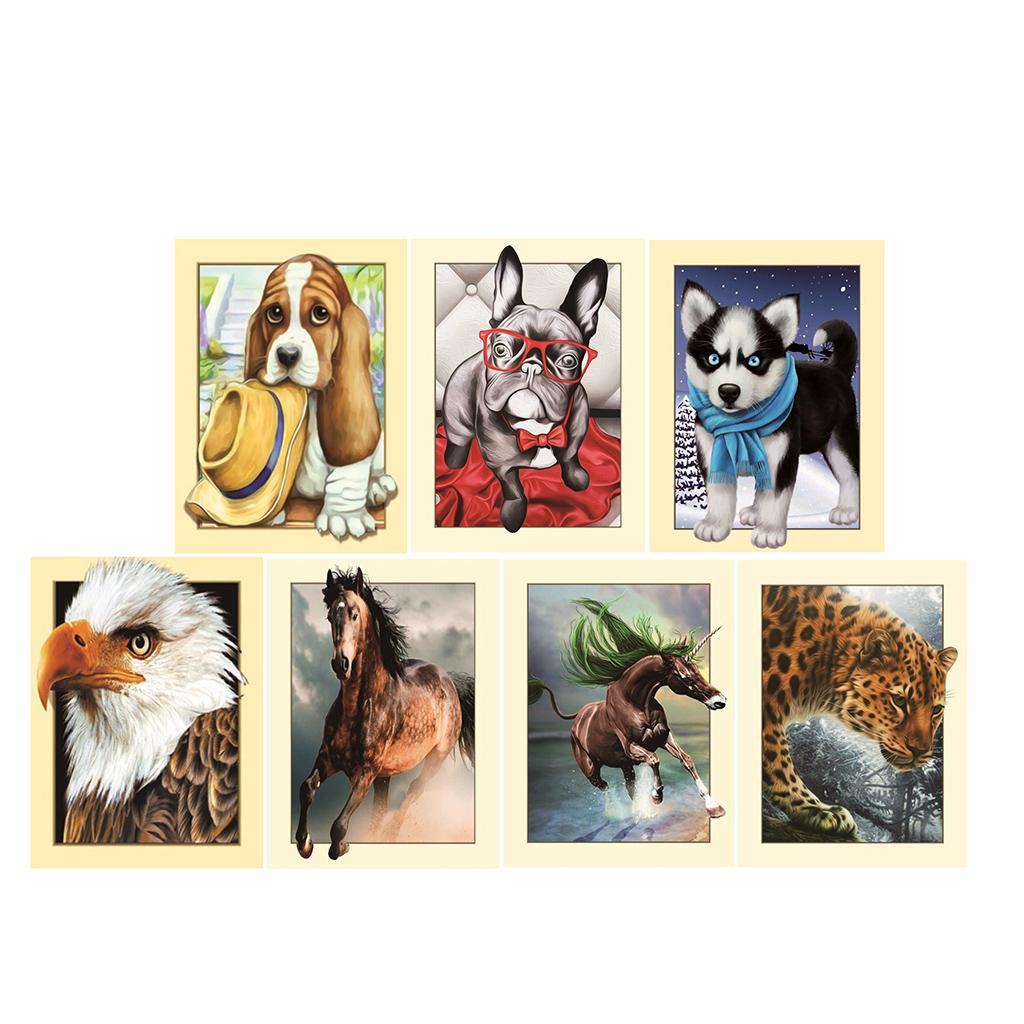 DIY Animal 5D Diamond Painting Embroidery Cross Stitch Art Kit