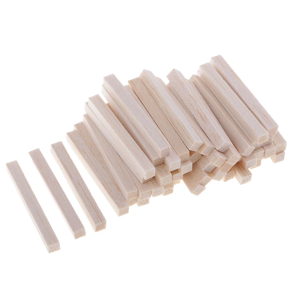 Set 50 Thanh Gỗ Balsa Đa Năng Dùng Làm Đồ Thủ Công