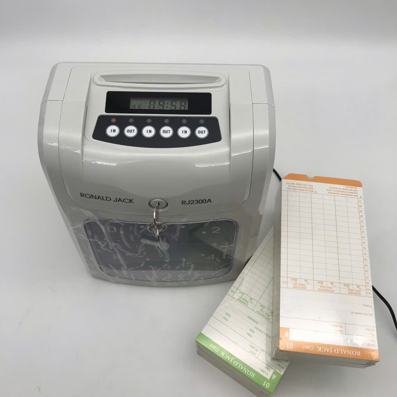 Máy Chấm công Thẻ giấy 2300A &amp; 2300N ( Tặng 200 thẻ ) - Hàng nhập khẩu