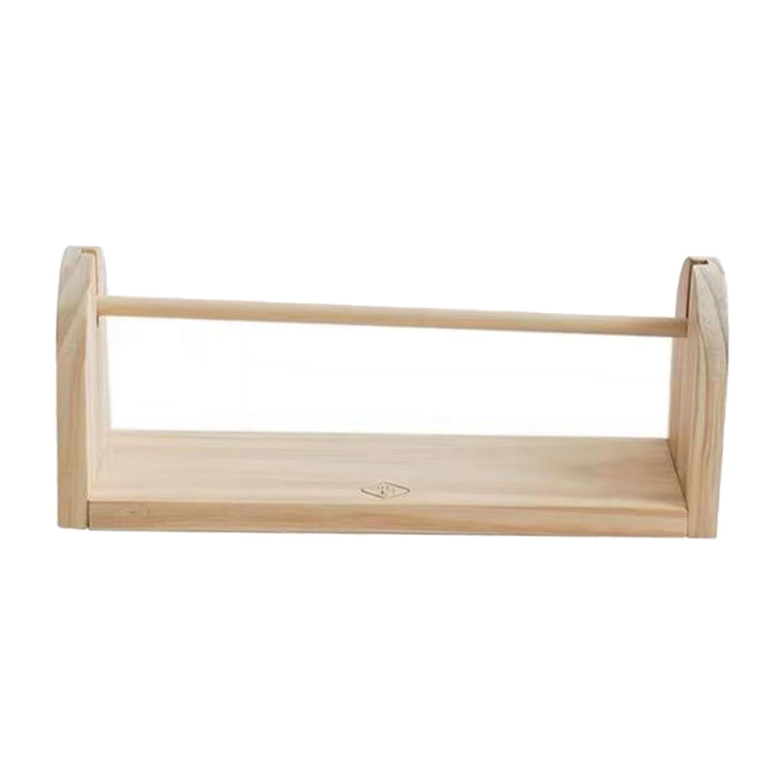 Yarn Holder, Thread Yarn Spindle Winder Portable Ribbon Storage Thread Spool Wooden String Dispenser Stand for Craft & Sewing Knit Crocheting