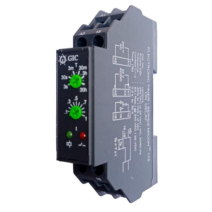 Timer ON DELAY 240 VAC/ 24VAC/DC, 1C/O 12ODT4 và Timer Off Delay