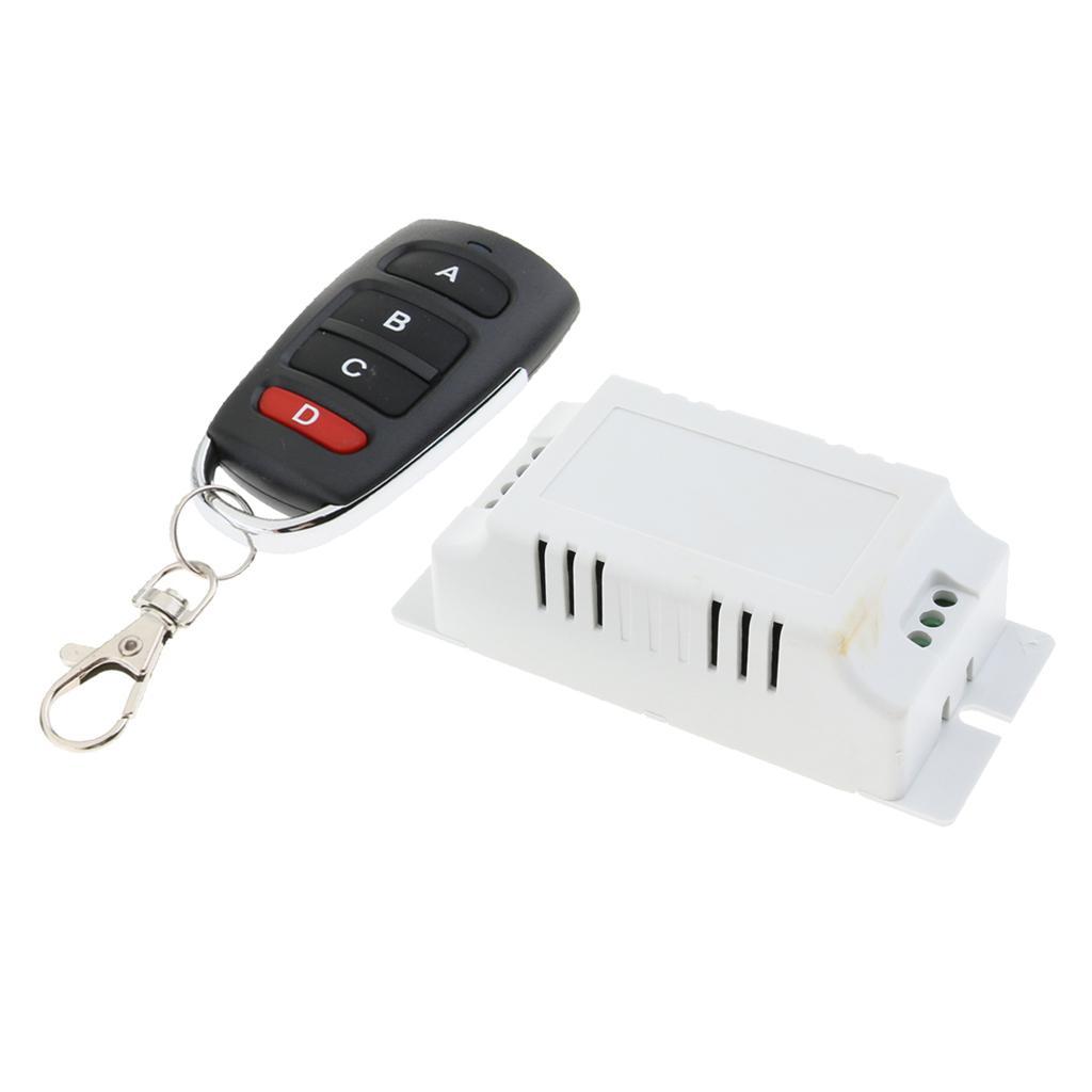 Universal Smart Wireless RF Remote Control Switch 4 Channel AC220V 100M