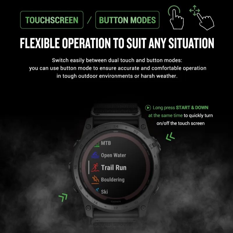 Đồng hồ thông minh Garmin Tactix 7 Pro Solar - Hàng chính hãng
