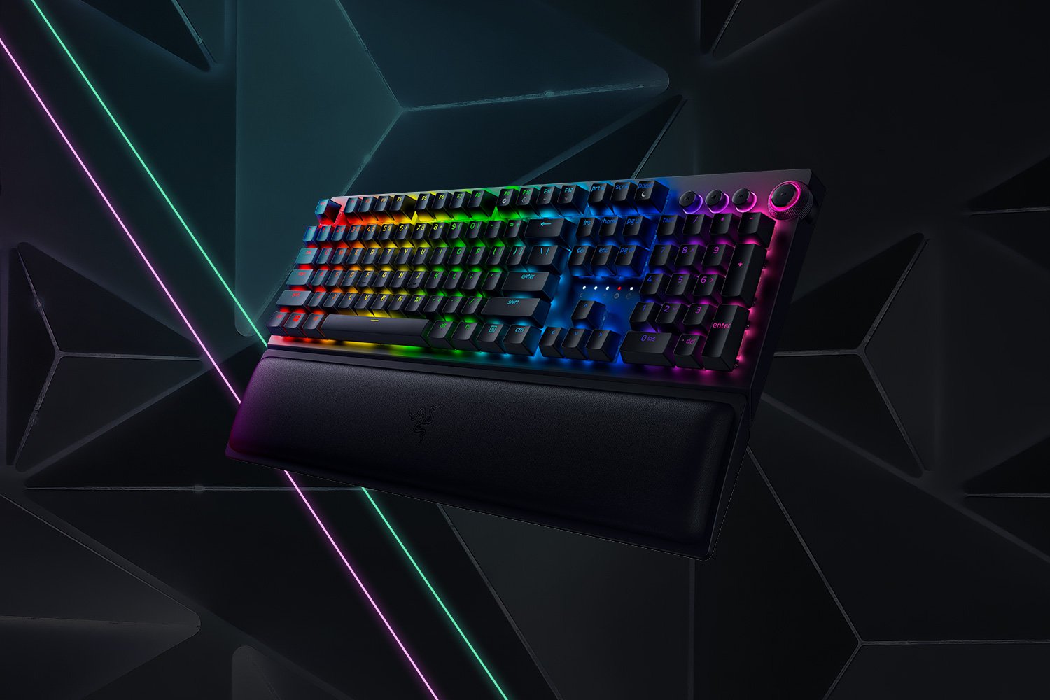 Bàn phím Razer BlackWidow V3 Pro-Wireless Mechanical-Green Switch_RZ03-03530100-R3M1- HÀNG CHÍNH HÃNG