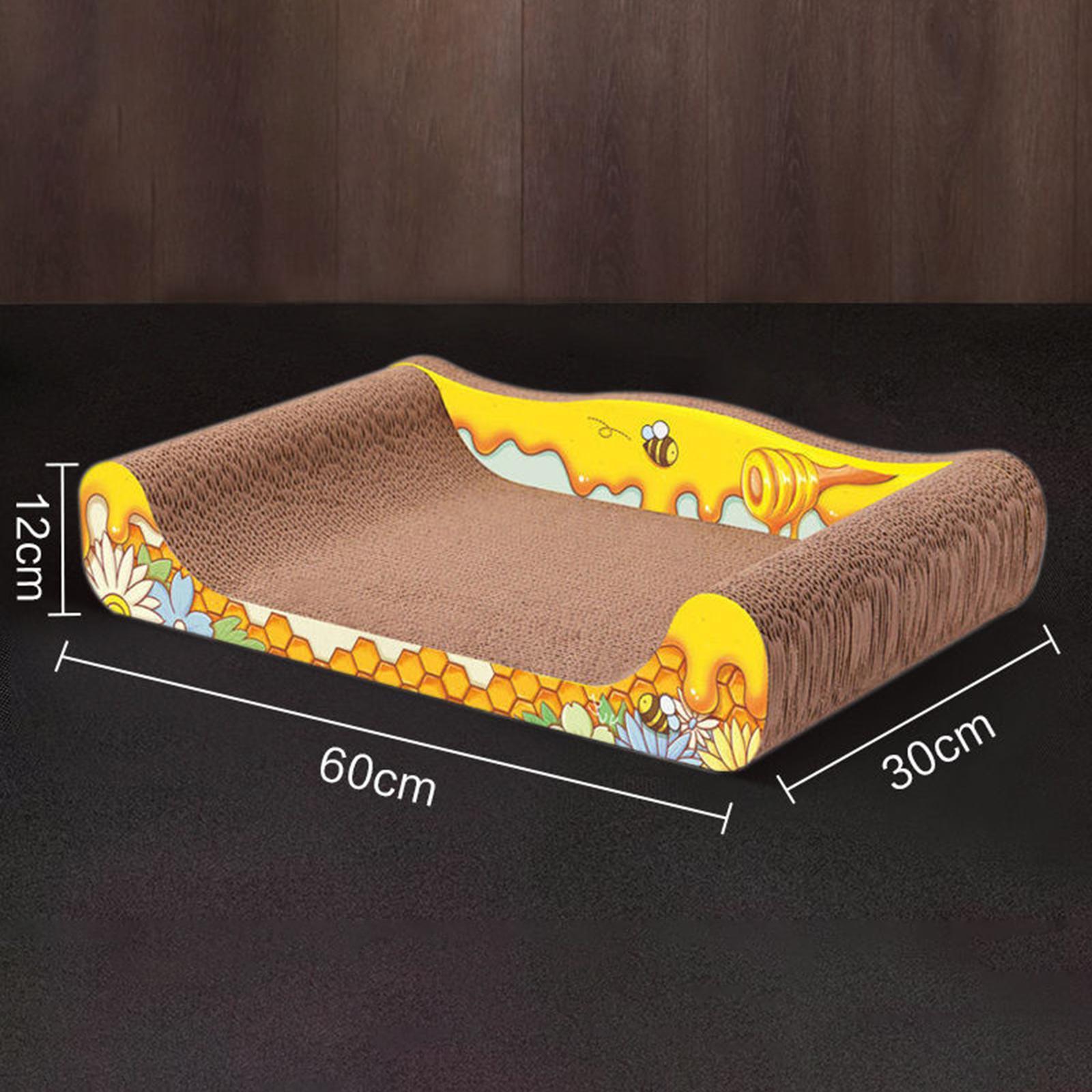 Corrugated Scratch Pads Scratching Lounge Bed Scratching Toy, Sofa Cat Scratcher Cat Scratcher Cardboard for Furniture Protection Scratching