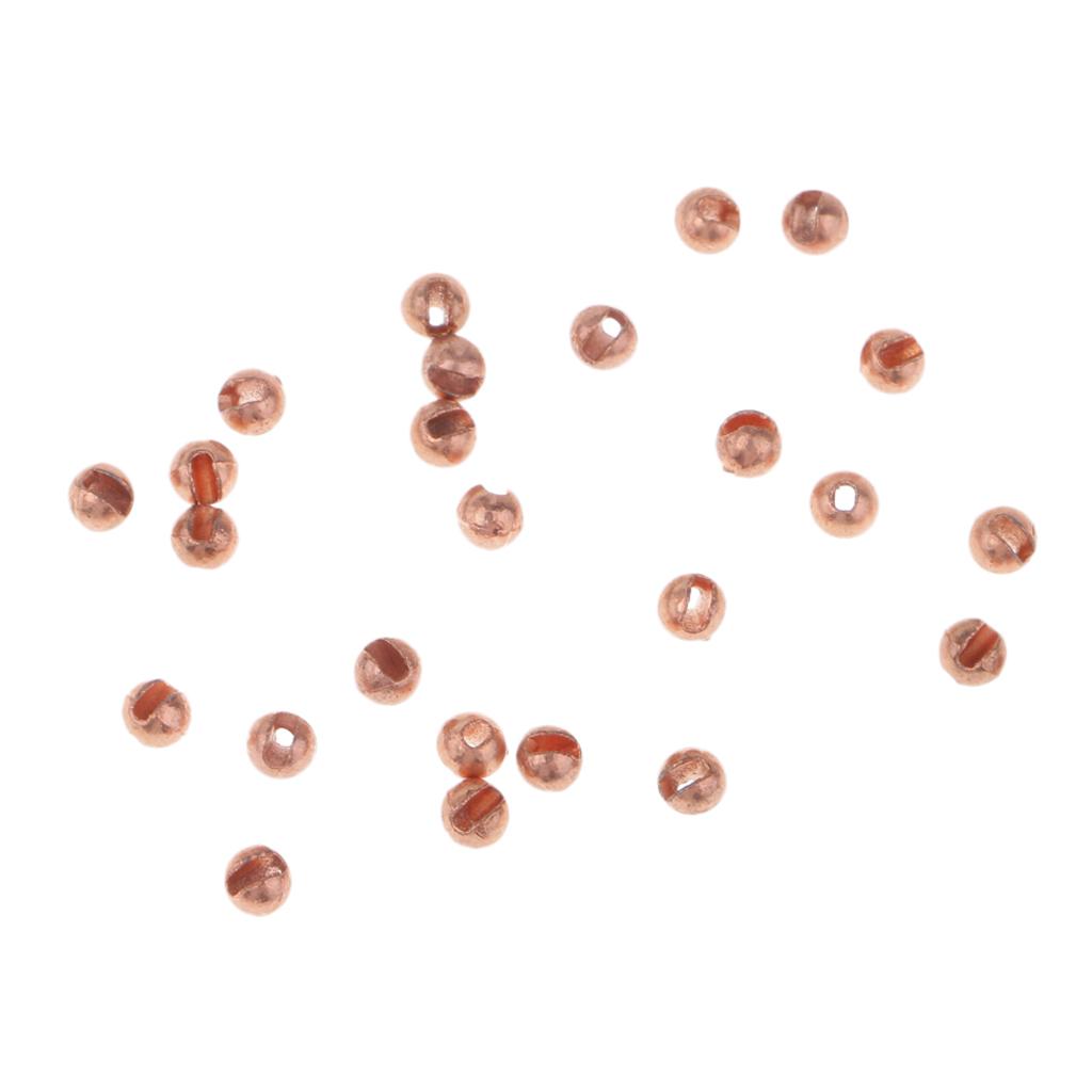 Slotted Beads Fly Tying Beads 5 Sizes Fishing Accessories 2.0mm