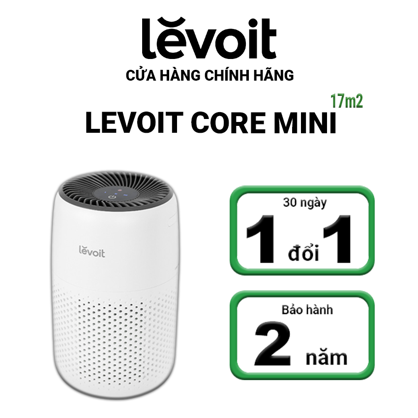 Máy lọc không khí Levoit Core Mini | Công nghệ Air Turbo | Hàng Chính Hãng