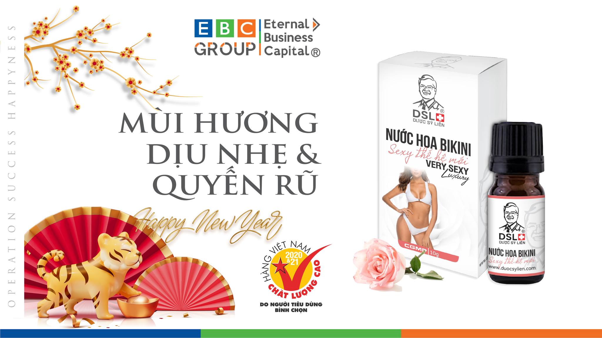 Nước Hoa Bikini Dược Sĩ Liên 10G -  Giúp Khử Mùi Cơ Thể