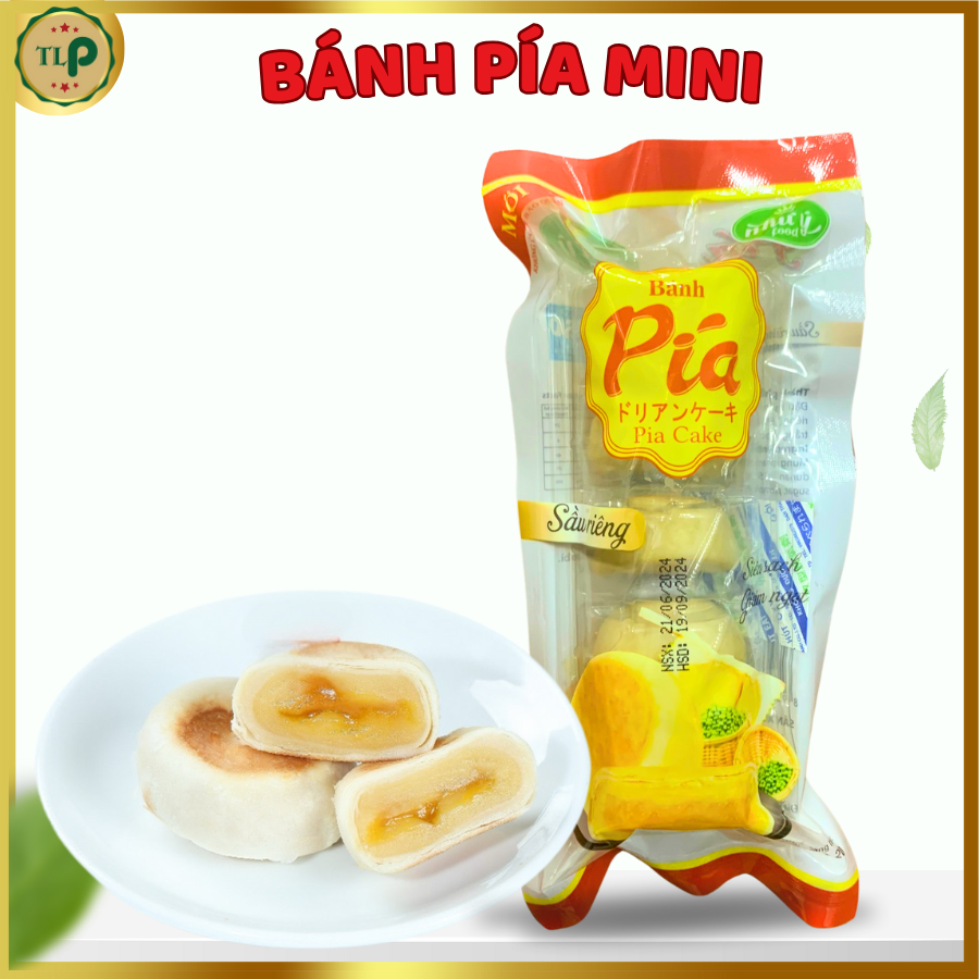 Bánh Pía Mini TLP | Vị Sầu Riêng | Túi 100g 5 Bánh | Đặc Sản Sóc Trăng