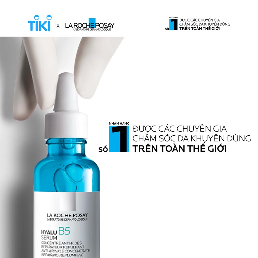 Dưỡng chất chuyên sâu giúp hỗ trợ quá trình tái tạo da La Roche-Posay Hyalu B5 Serum 30ml