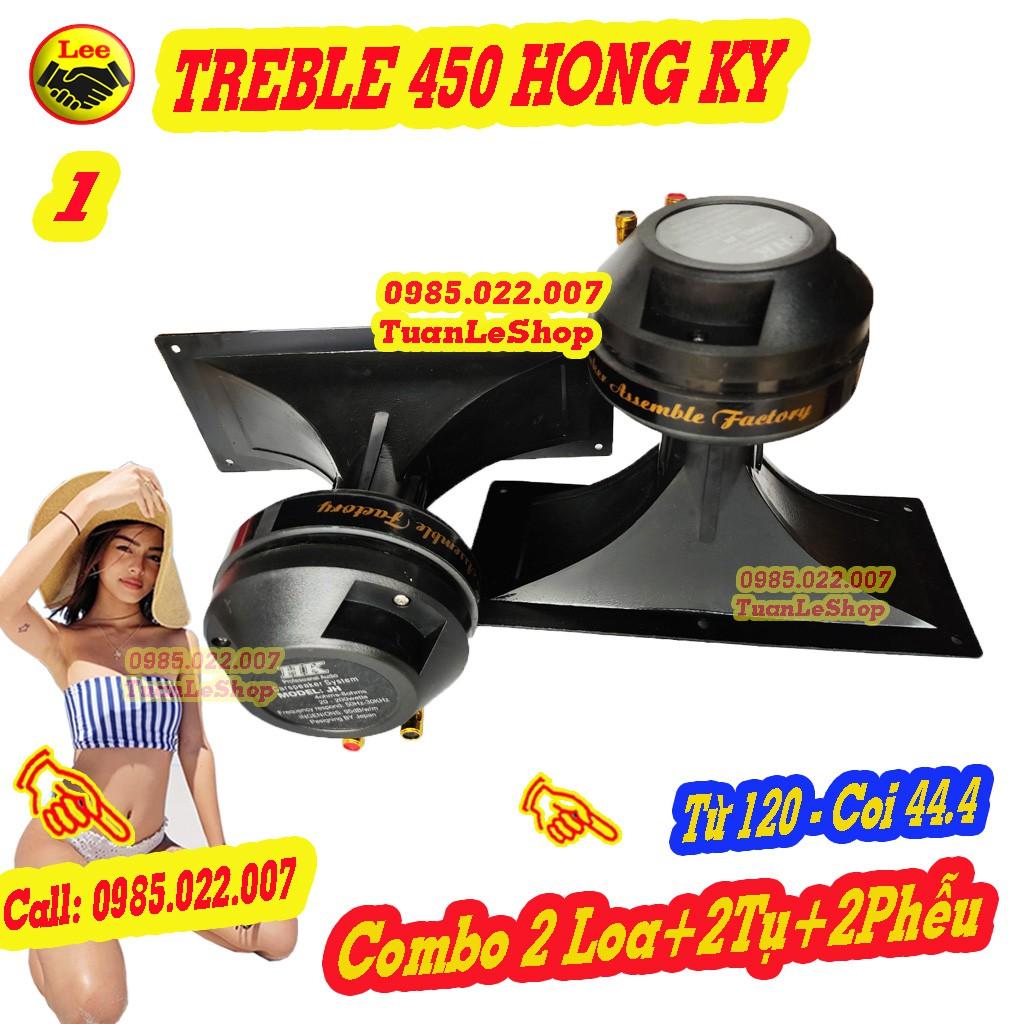 LOA TREBLE KÈN 450 HỒNG KỲ JH MÀNG TITAN - COMBO 2 LOA+ 2 TỤ + 2 PHỄU