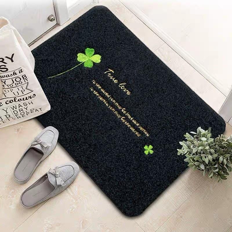 Thảm Lau Chân Hình Cỏ 4 Lá Sang Trọng