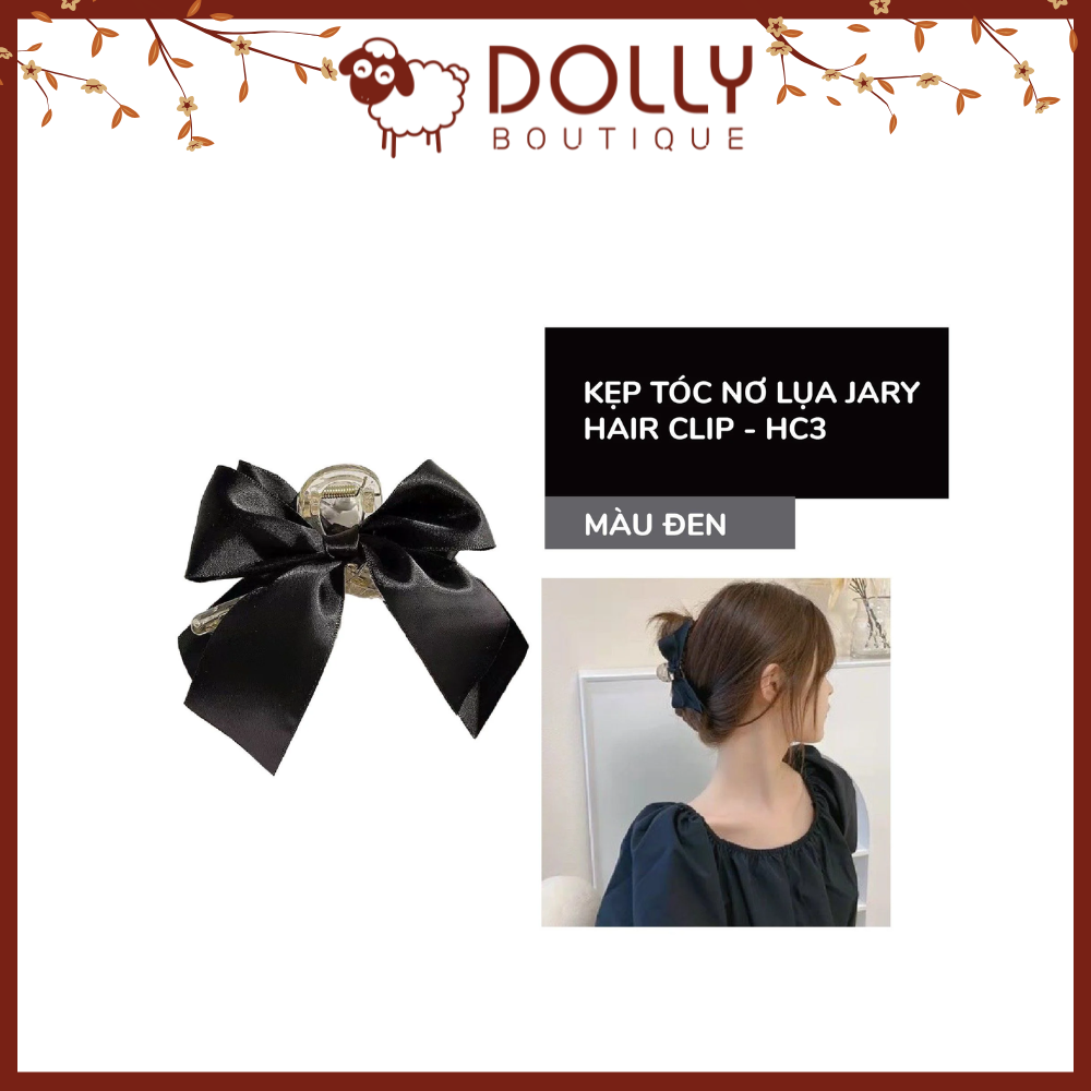Kẹp tóc nơ lụa Jary Hair Clip - HC3