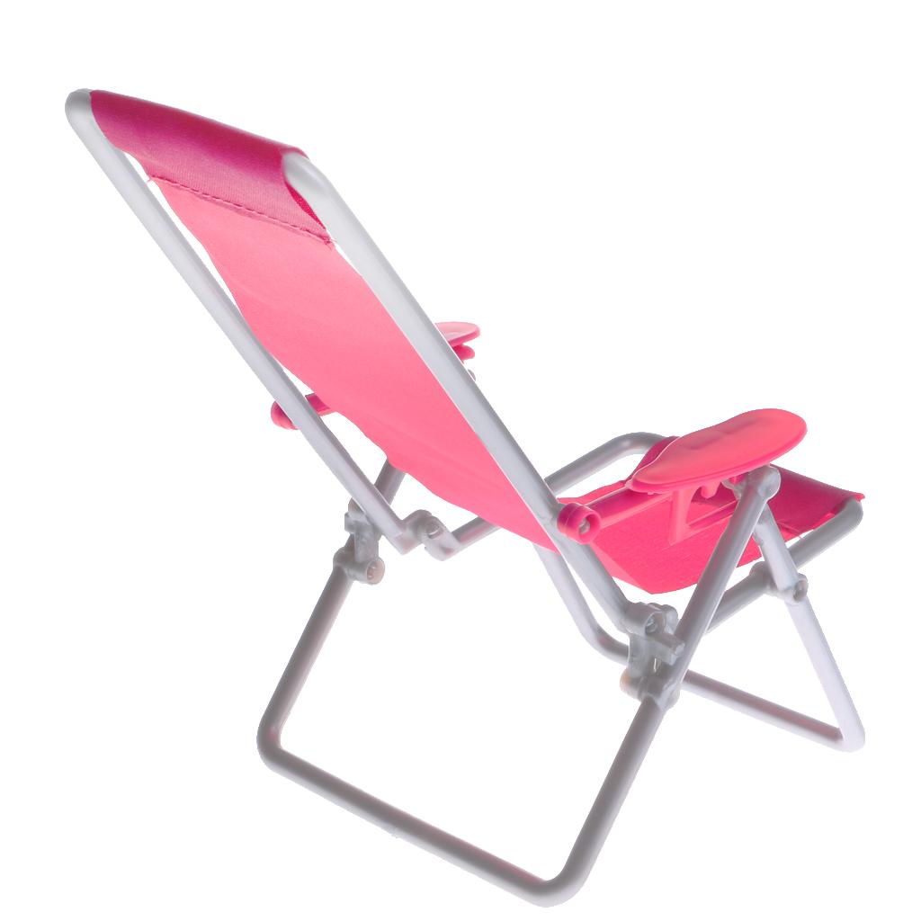 Ghế Nhựa Rosy 1/6 Beach Deck Cho Dollhouse Phụ Kiện Thu Nhỏ