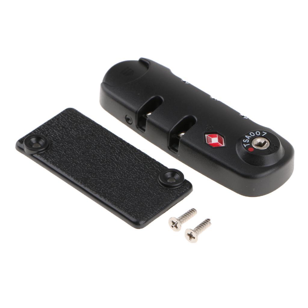 2X 007 Secure Luggage Digit Combination Lock Suitcase Bag Code Lock Padlock