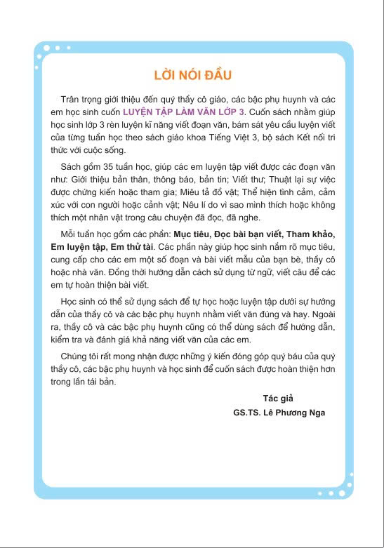 Sách - Luyện Tập Làm Văn Lớp 3 ( Theo Chương Trình GDPT mới ) - Kết Nối - Ndbooks