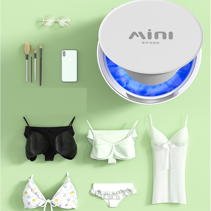 Máy giặt mini tiện lợi, Máy giặt mini cho bé cao cấp, khử khuẩn bằng tia UV, máy giặt sấy