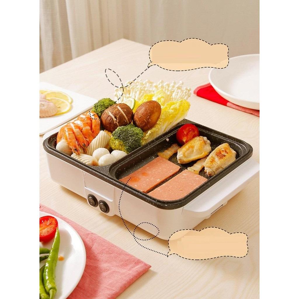 Nồi lẩu nướng mini đa năng 2 in 1