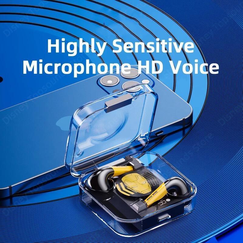 Tai Nghe Không Dây LK-10 TWS Bluetooth 5.2 Hình Iron Man Spiderman Captain America Khử Tiếng Ồn