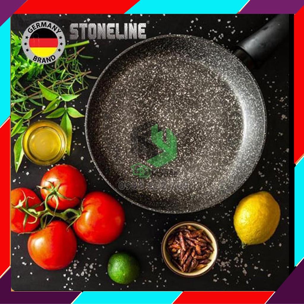 Bộ nồi chảo chống dính dùng bếp từ phủ đá thiên nhiên STONELINE @6588 - 2 chảo, 3 nồi , 3 nắp