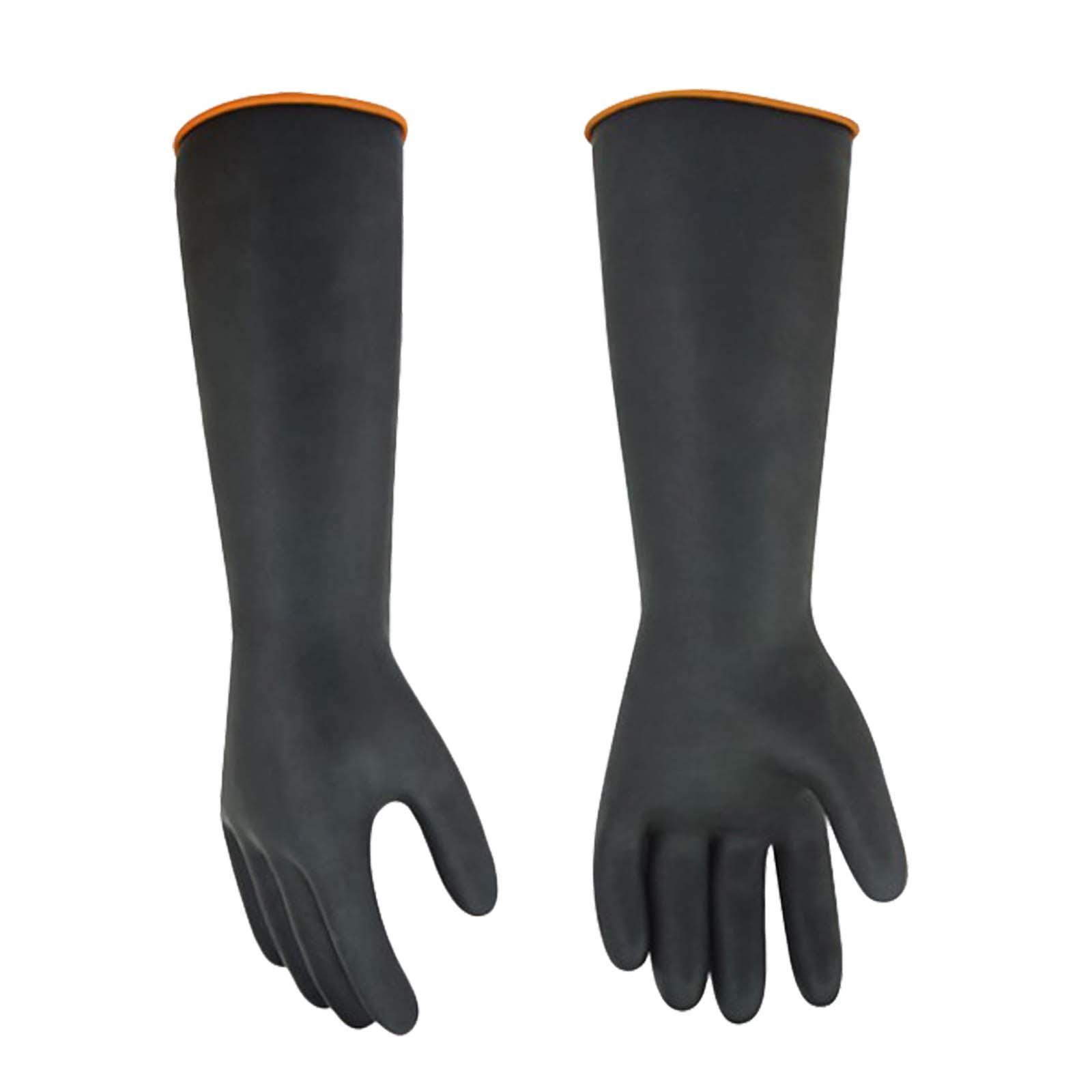 Industrial Rubber Gloves Cleaning Glove Multipurpose Oil Resist Men Women Waterproof Utility Gloves Safety Work Gloves for Car Wash