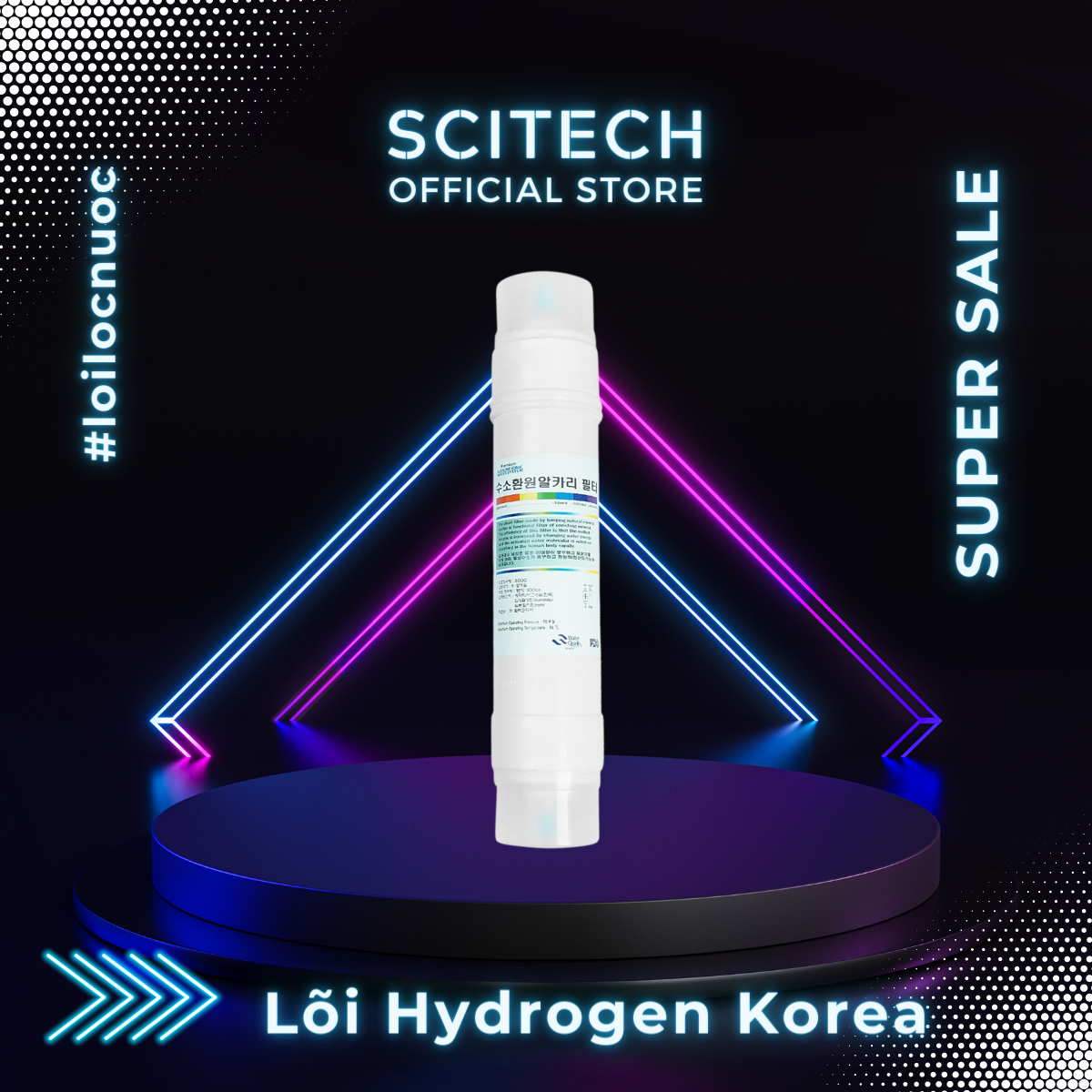 Lõi Hydrogen Korea by Scitech - Hàng chính hãng