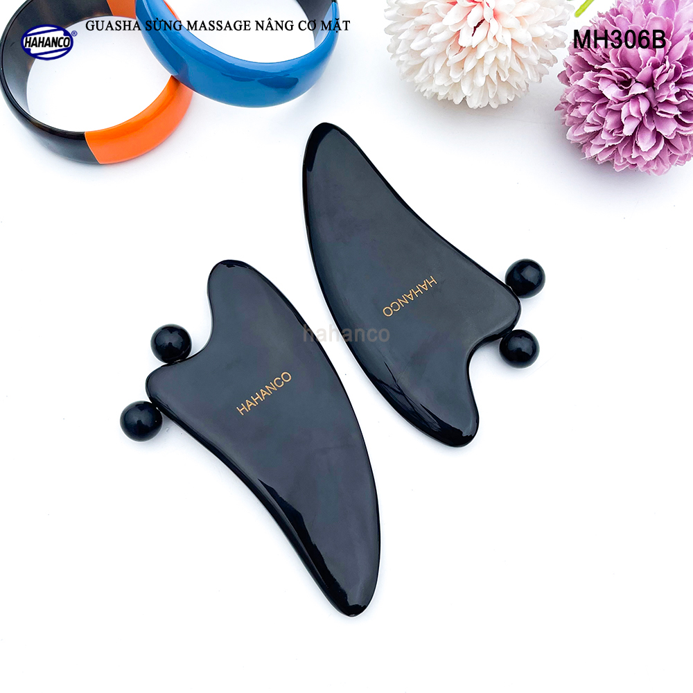 Guasha Sừng Mát Xa HAHANCO Giúp Nâng Cơ Giảm Vết Nhăn Săn Chắc Làn Da - MH306B