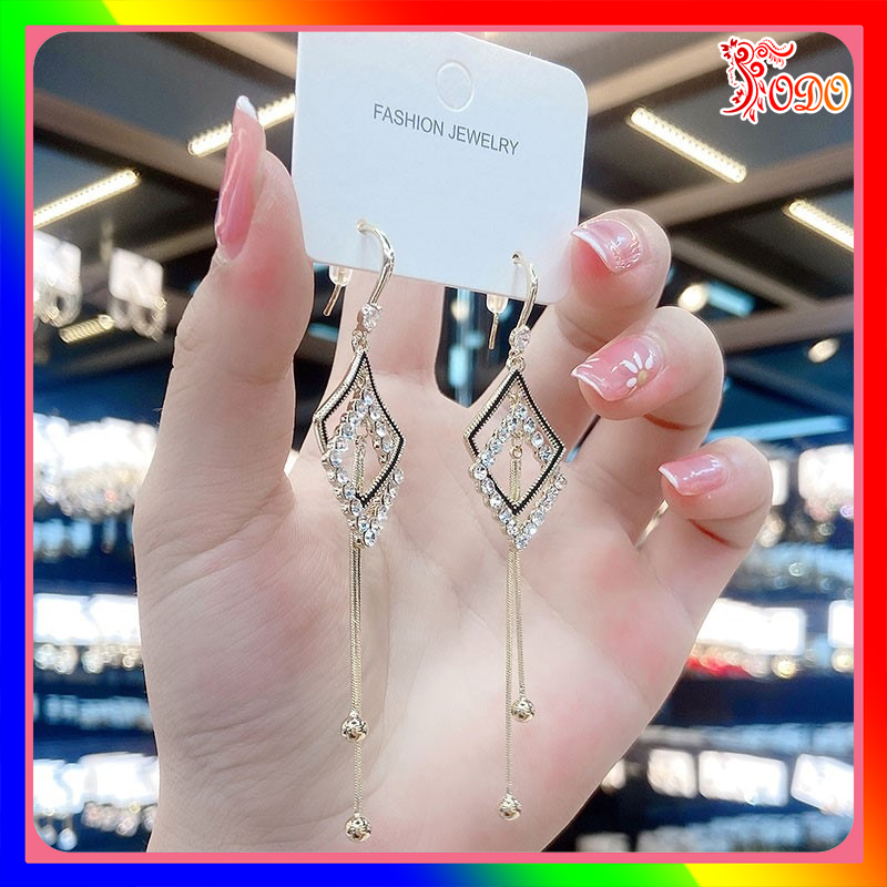 Bông tai kiểu thanh lịch đi biển S925 SK121 xu hướng mới đơn giản đi làm thời trang dã ngoại -