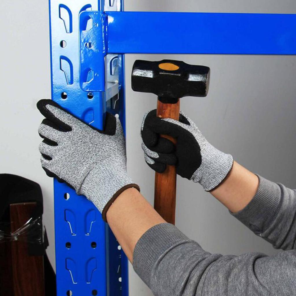 1 Pair of Cut Resistant Level 5 Safety HPPE Gloves Butcher Protective Worker