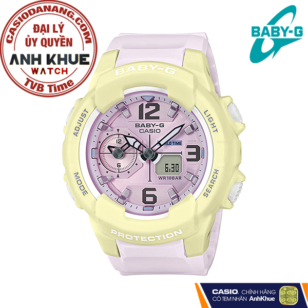 Đồng hồ nữ dây nhựa Casio Baby-G chính hãng BGA-230PC-9BDR (42mm)